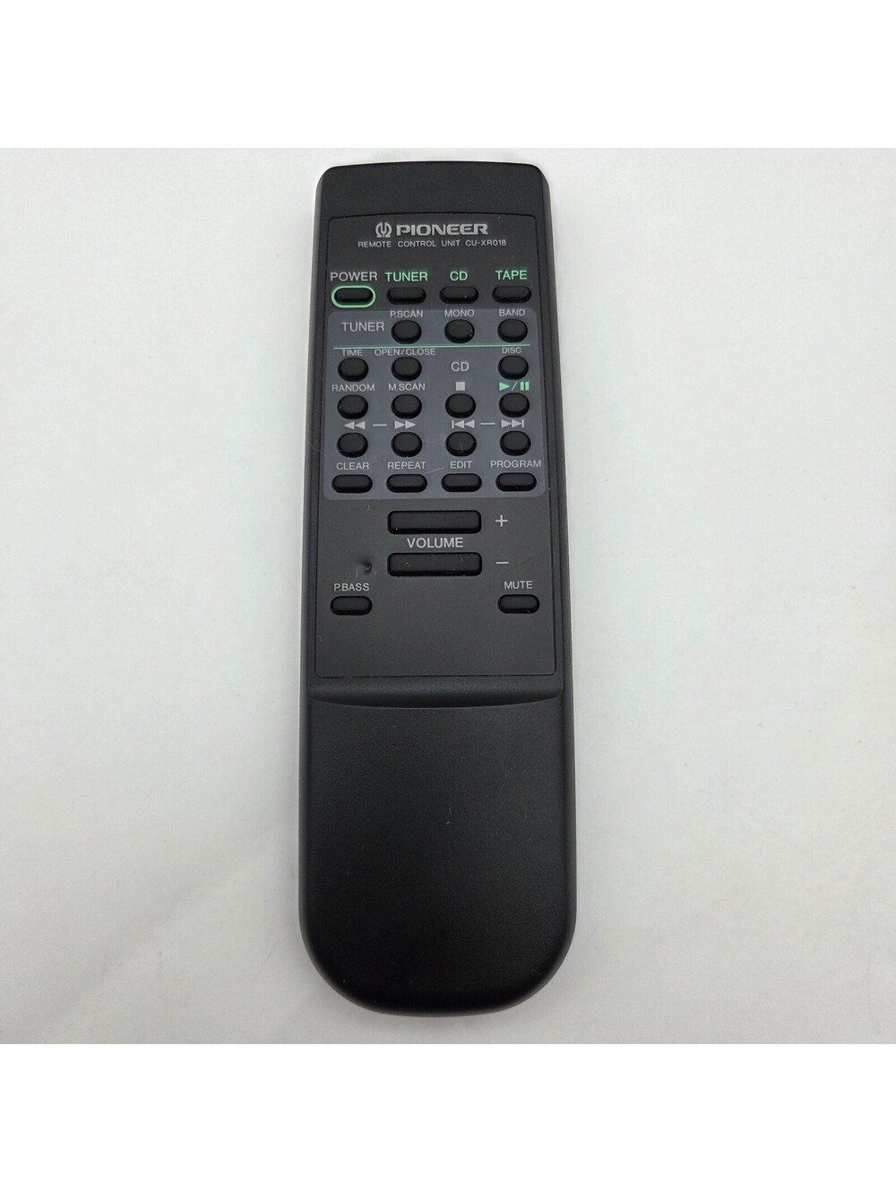 Genuine Pioneer CU-XR018 Remote Control OEM For XP-50C XR-P1500 CCCS-104 Tested